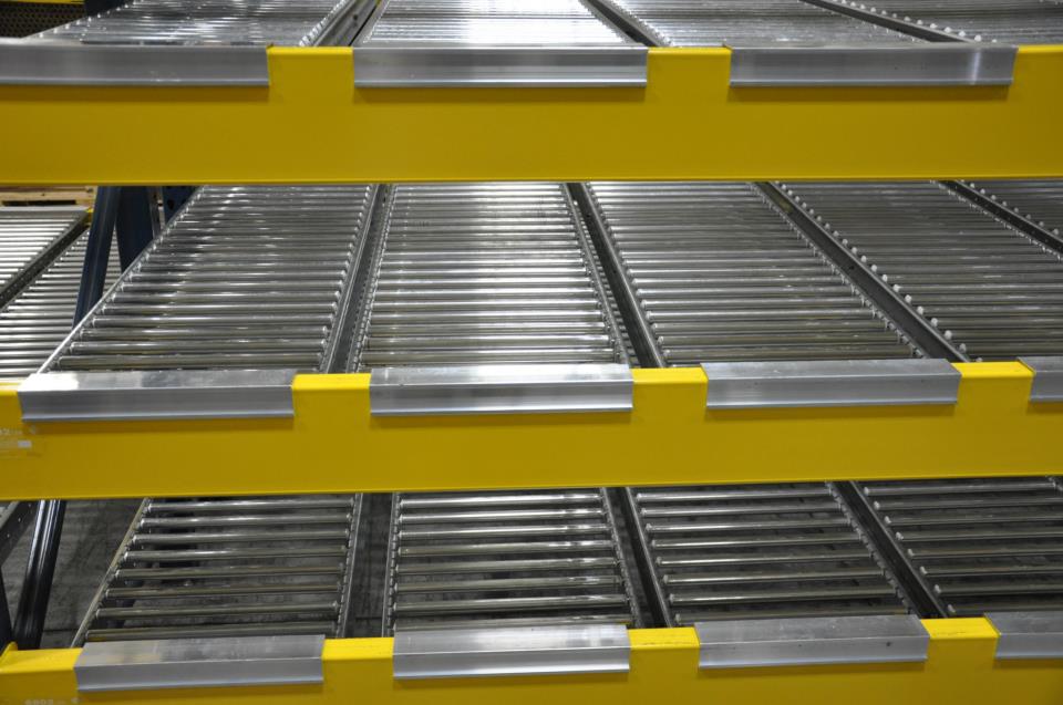 Carton Flow Rack installed in a warehouse